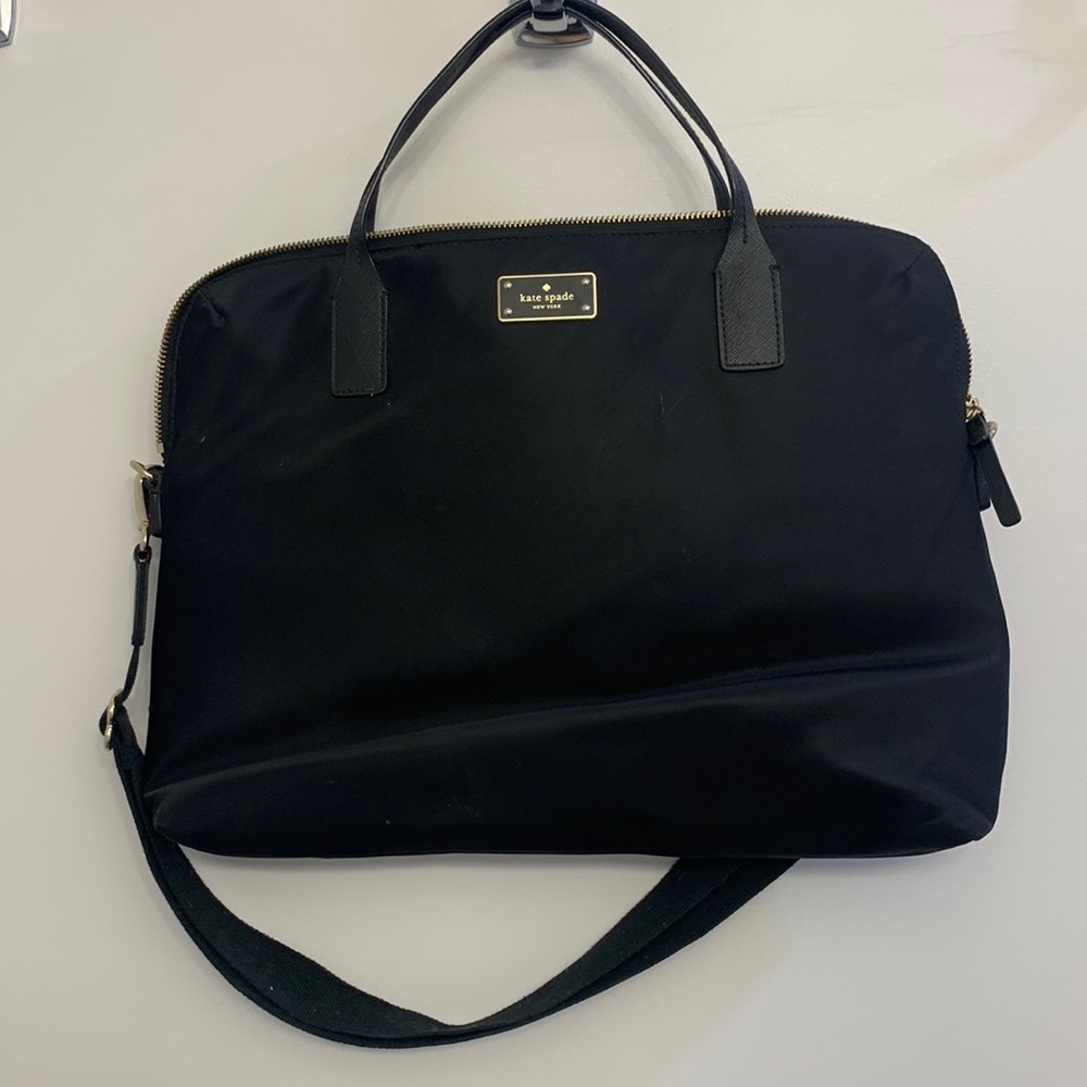 Kate Spade black laptop bag